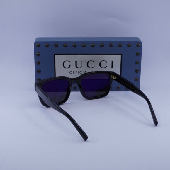 Gucci GG1857S 005 Square Sunglasses - Black\Grey Polarized - Picture 4 of 10